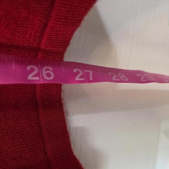 Allison Daley Women's Red Knit Sweater with Tie Detail XL holiday - Picture 7 of 7
